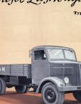 Tovární prospekt nákladního vozu MAN typ MK.