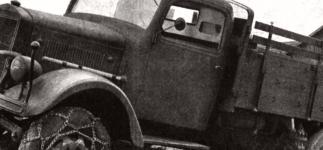 A ještě jeden snímek ze zkoušek v terénu, který se v rámci propagace objevil na obálce protektorátního časopisu „Auto“ v roce 1942.