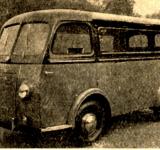 Fotografie mikrobusu z časopisu Auto č.4 / 1948