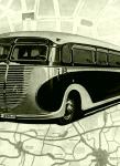 Prospekt autobusů série 300 T, 350 T a 400T z roku 1937