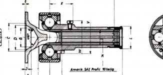 Kardanov kloub RF firmy Rheinmetall-Borsig-A.G. v ezu.