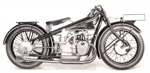 BMW 750 ccm typ R 62 - tovrn foto (archiv Holek)
