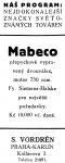 Reklama v asopisu Motor Revue 1928