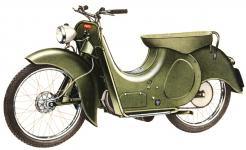 Scooter SPARTA z roku 1954.