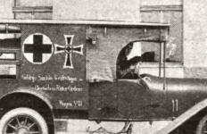 Sanitní vůz Praga z 1-světové války