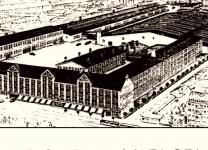 Vyobrazení továrny v prospektu, vydaném v roce 1934.