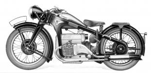 Zndapp K 800 - model 1936