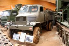 Vojenský valník V3S v exposici Muzea dopravní a vojenské techniky v rakouském městě Bad-Ischl.