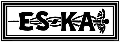 ESKA emblem s Aesculapovou holí - archiv Hošťálek