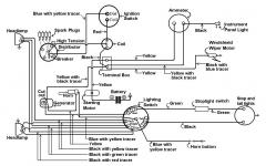 Schema originlnho elektrickho zapojen dle americkho systmu.