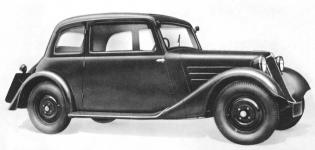 Tatra 57 Limousina v provedení pro sezónu 1936 (tovární foto).
