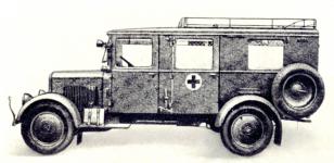 Phänomen - Krankenwagen Kfz 31 typ Granit 25 H