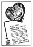Reklama v 8.čísle časopisu Letectví 1935