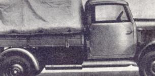 Z pehledu vozidel Wehrmachtu je tento snmek jednotunovho valnku Borgward, opatenho plachtou.