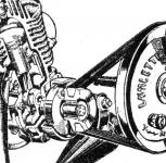 ez populrnm a velmi spnm francouzskm mopedovm motorkem Lavalette, kter byl v mopedech Gulivette pouvn. Motorek neml pevodovku, pouze odstedivou rozbhovou spojku a stl pevod do pomala klnovm emnkem.