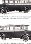 Prospekt otevenho autobusu s estivlcovm motorem na nzkm rmu typ 306 N z roku 1929.