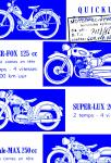 Prospekt nabdky motocykl NSU pro rok 1956 - francouzsk verze.