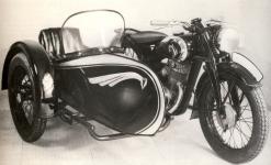 DKW NZ 350 se sidecarem Stoye.