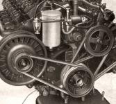 Fotografie motoru z vojensk pruky k vozu Tatra T 128