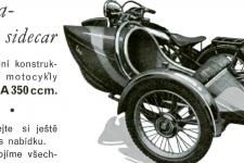 Specielní sidecar ERA, nabízený pro motocykly Jawa 350 OHV / SV.