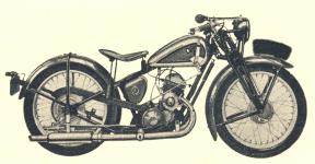 Ogar Standard, model 1935 z prav strany - vyobrazen z pruky pro majitele stroje.