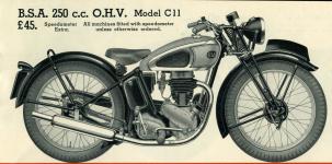 BSA C 11 model 1940.