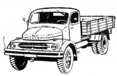 Kresba prototypu z roku 1956, kterou tovrna pouila do pipravovanch prvnch propaganch materil