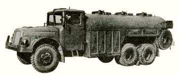 Cisterna Tatra 111 C na 7.000 litrů - z publikace Československá motorová vozidla, vydané Ministerstvem automobilového průmyslu a zemědělských strojů 1956.