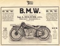 inzert firmy A. Holeek z asopisu Motor-Revue 1928