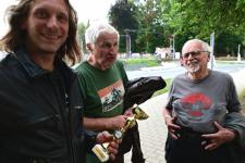 Zleva Milo Dvok, Frantiek Kroupa, Petr Holek (foto: Karel Mika)